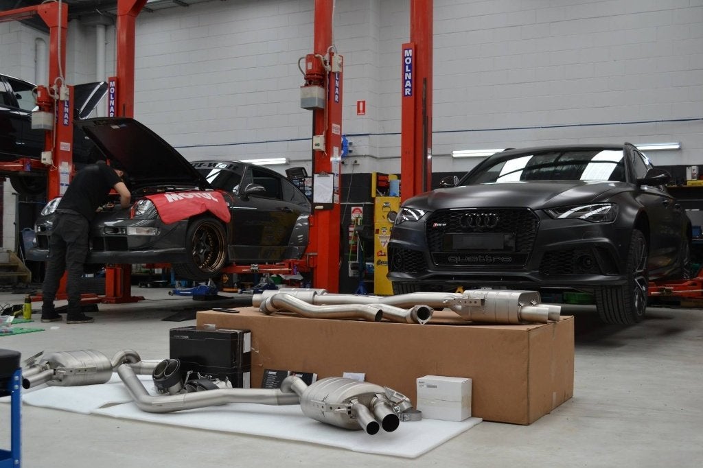 Akrapovic Evolution titanium uitlaat - Audi RS6 C7 14-18, Ophalen of Verzenden