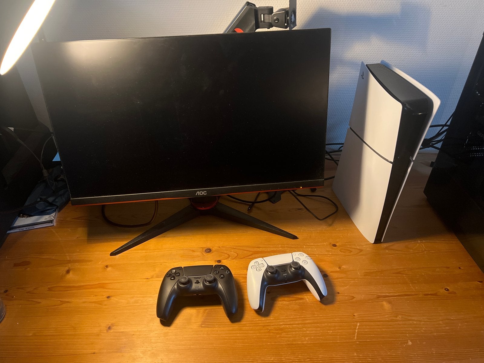 Playstation 5 met 2 controllers en AOC monitor, Spelcomputers en Games, Ophalen, Zo goed als nieuw, Playstation 5