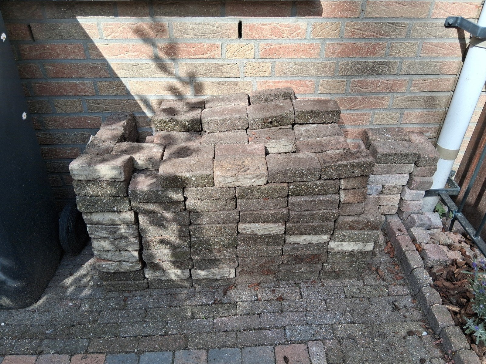 Bakstenen, Ophalen, Gebruikt, Beton, Klinkers