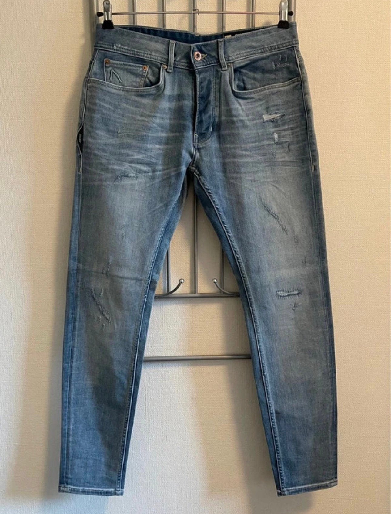 NIEUWE Chasin’ Denim Jeans Slim Fit Ripped Lichtblauw 31/32, Ophalen of Verzenden, Nieuw, Blauw, W32 (confectie 46) of kleiner