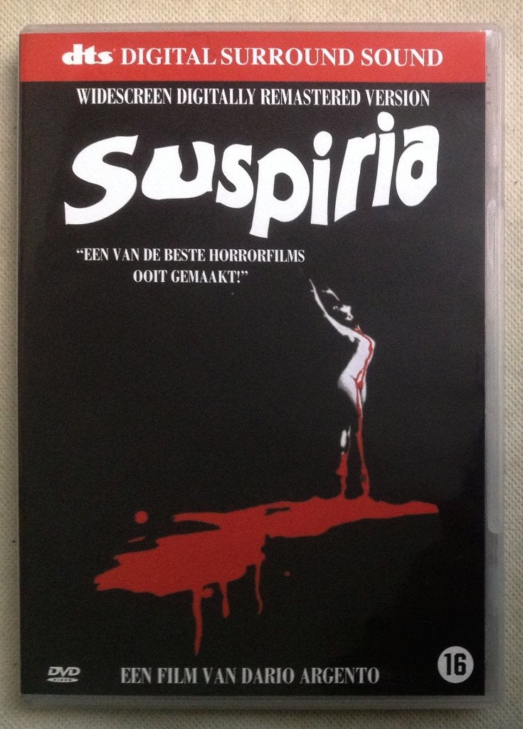 Suspiria NL SUB Dario Argento (1977), Engels, Vanaf 16 jaar, Verzenden, Zo goed als nieuw