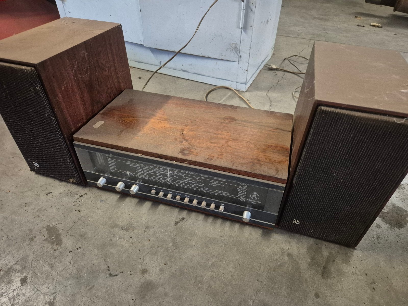 Vintage B&O Bang & Olufsen Beomaster 900 met Beovox 500 spea, Gebruikt, Bang & Olufsen, Tuner of Radio, Losse componenten