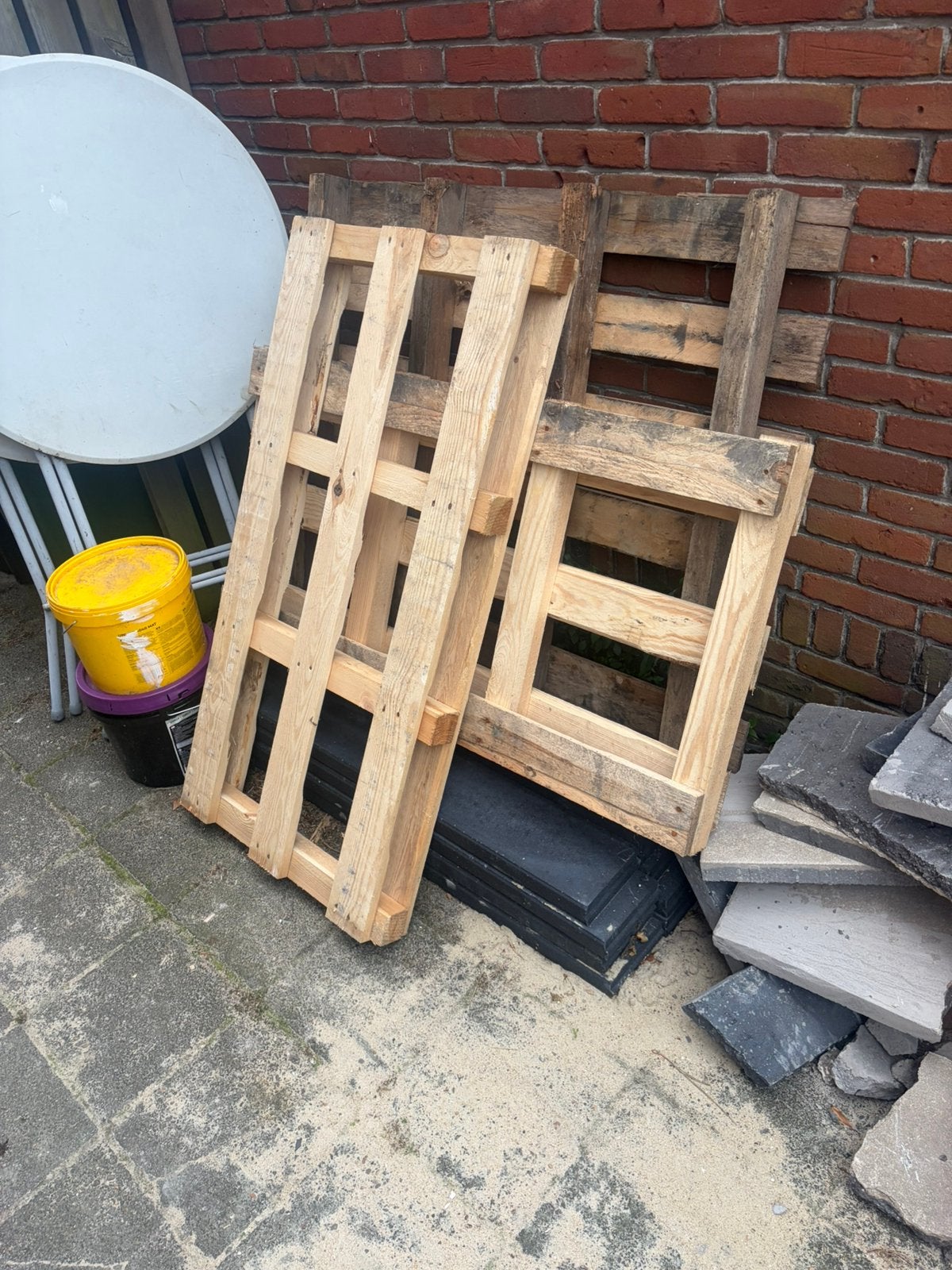 Gratis pallets, Ophalen, Zo goed als nieuw, Pallet, Minder dan 200 cm