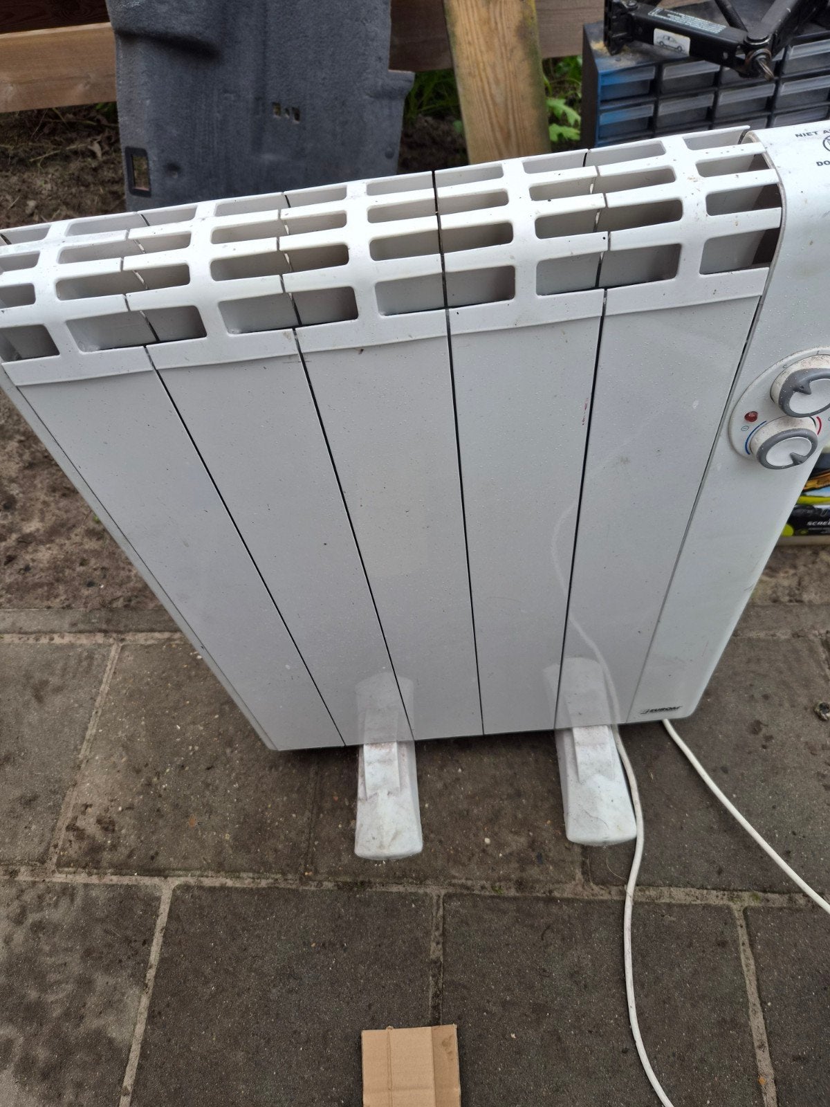 Eurom Aluminium Radiator 800W - Elektrische Kachel, Ophalen, 30 tot 80 cm, Gebruikt, Kachel