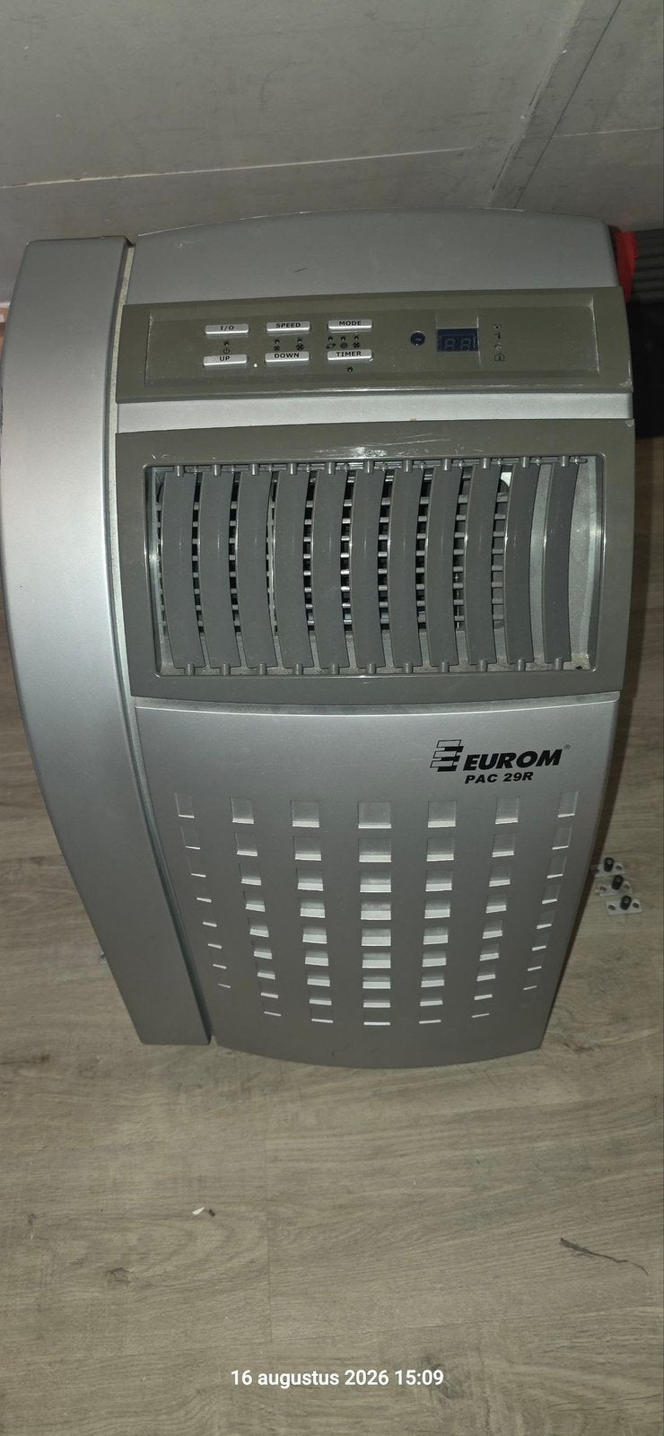 Mobiele airco eurom pac 29 R, Ophalen, Minder dan 60 m³, 3 snelheden of meer, Zo goed als nieuw