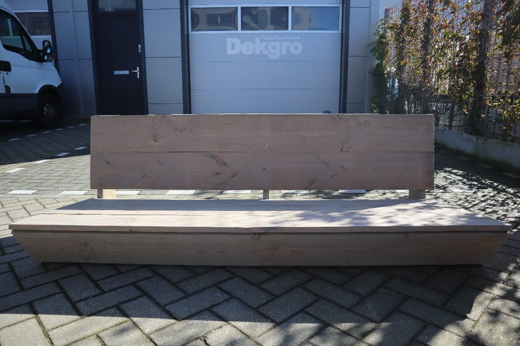 Loungebank 180cm Sauna Douglas Grey Nieuw €200, 3 zitplaatsen, Nieuw, Ophalen of Verzenden, Loungeset