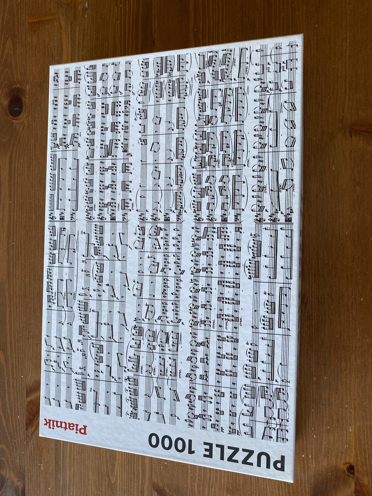 Piatnik Legpuzzel 1000 stukjes - Muzieknoten, Ophalen of Verzenden, 500 t/m 1500 stukjes, Zo goed als nieuw, Legpuzzel
