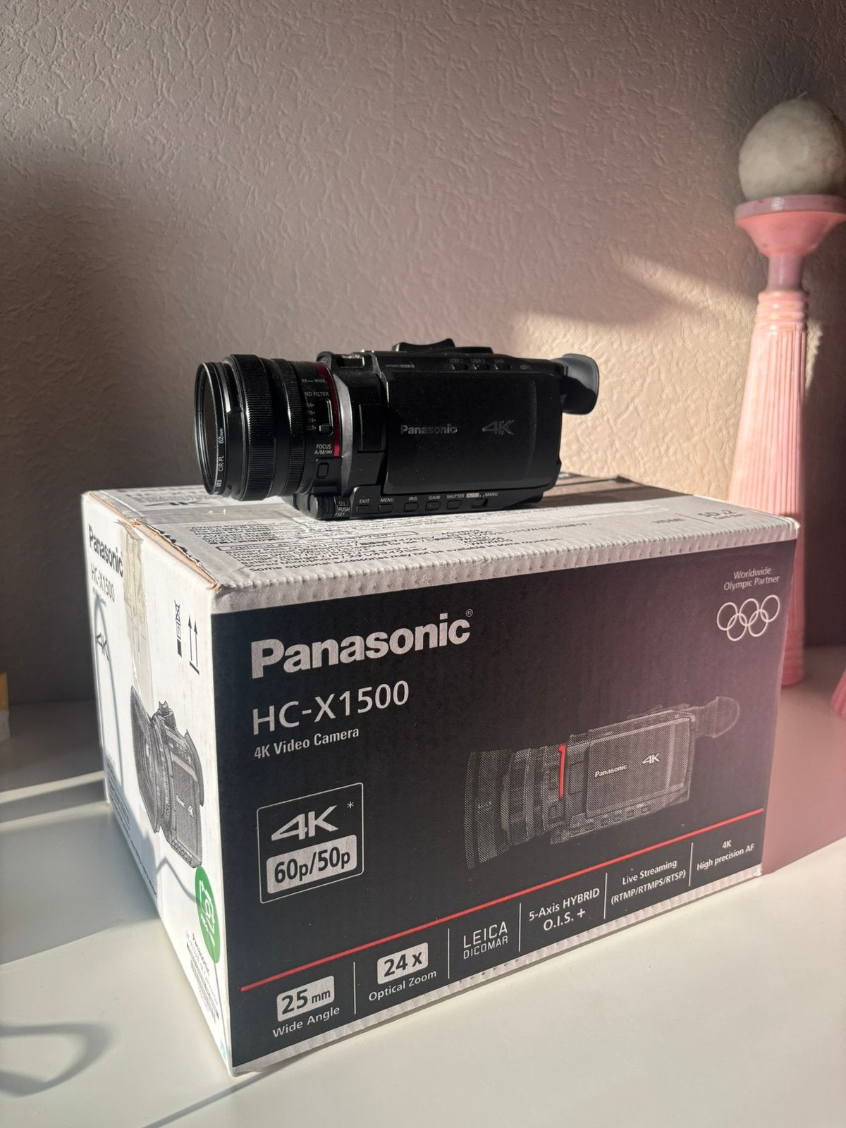 Panasonic HC-X1500 4K 60P videocamera camcorder filmcamera, Panasonic, 20x of meer, Ophalen of Verzenden, Zo goed als nieuw