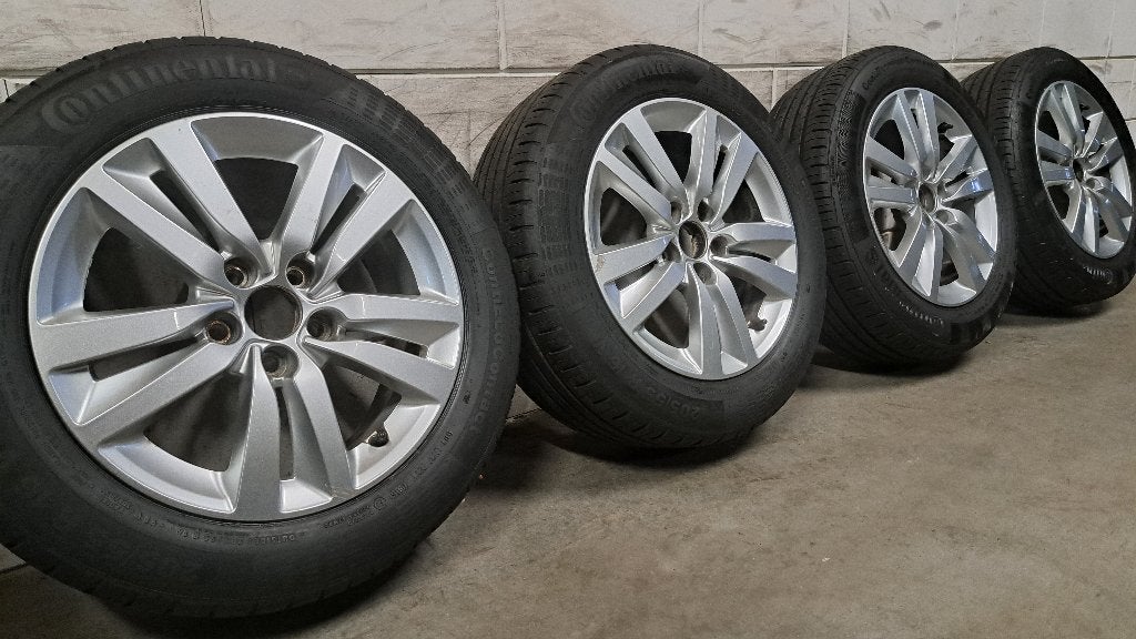 Quartz velgen 308 508 407 Partner Proace City 205/55/16, Gebruikt, 16 inch, Banden en Velgen, Personenwagen