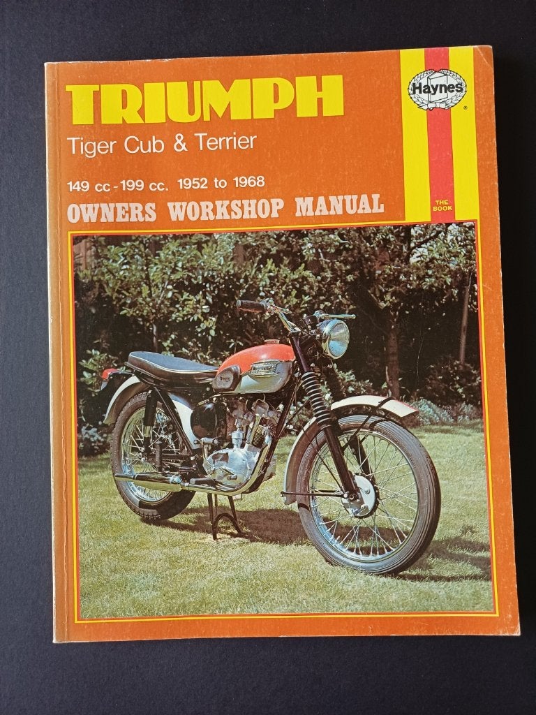 TRIUMPH Tiger Cub / Terrier handboek servicemanual Haynes, Motoren, Ophalen of Verzenden, Triumph