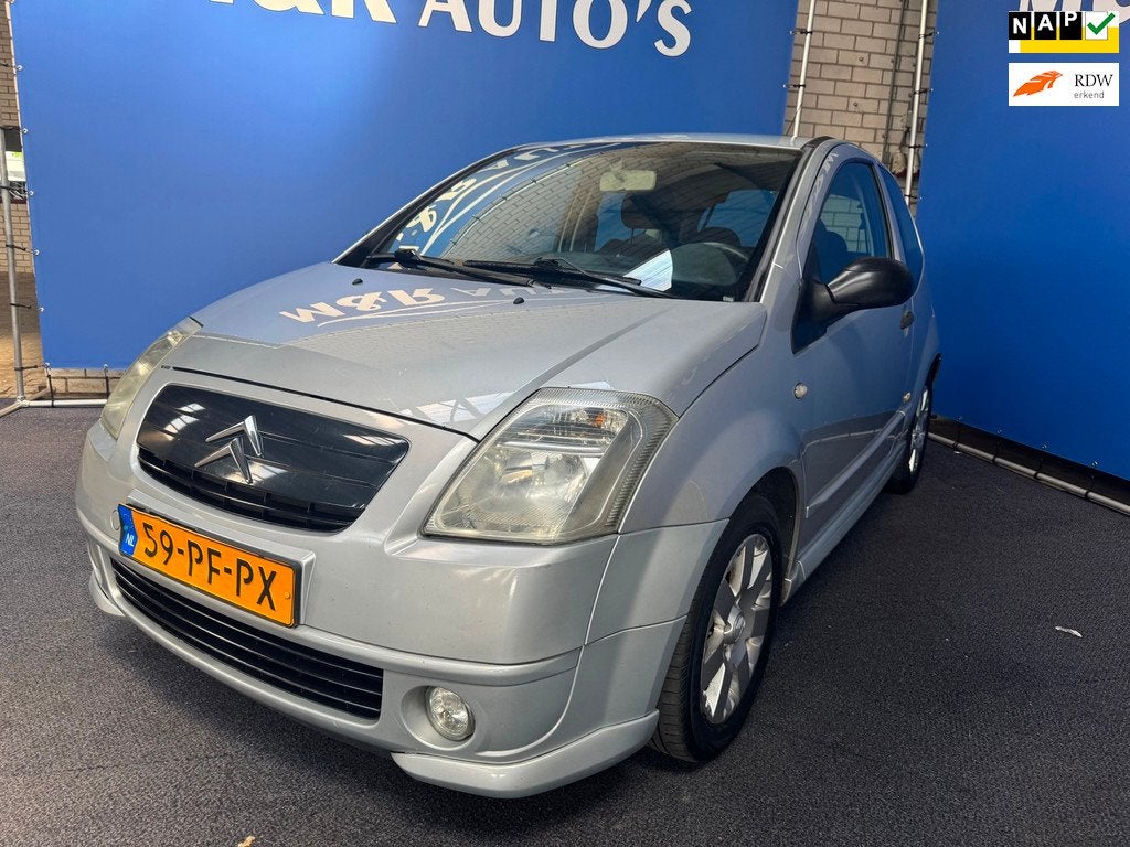 Citroen C2 1.4i VTR Nieuwe APK, Auto's, Citroën, Voorwielaandrijving, 450 kg, 4 cilinders, 4 stoelen