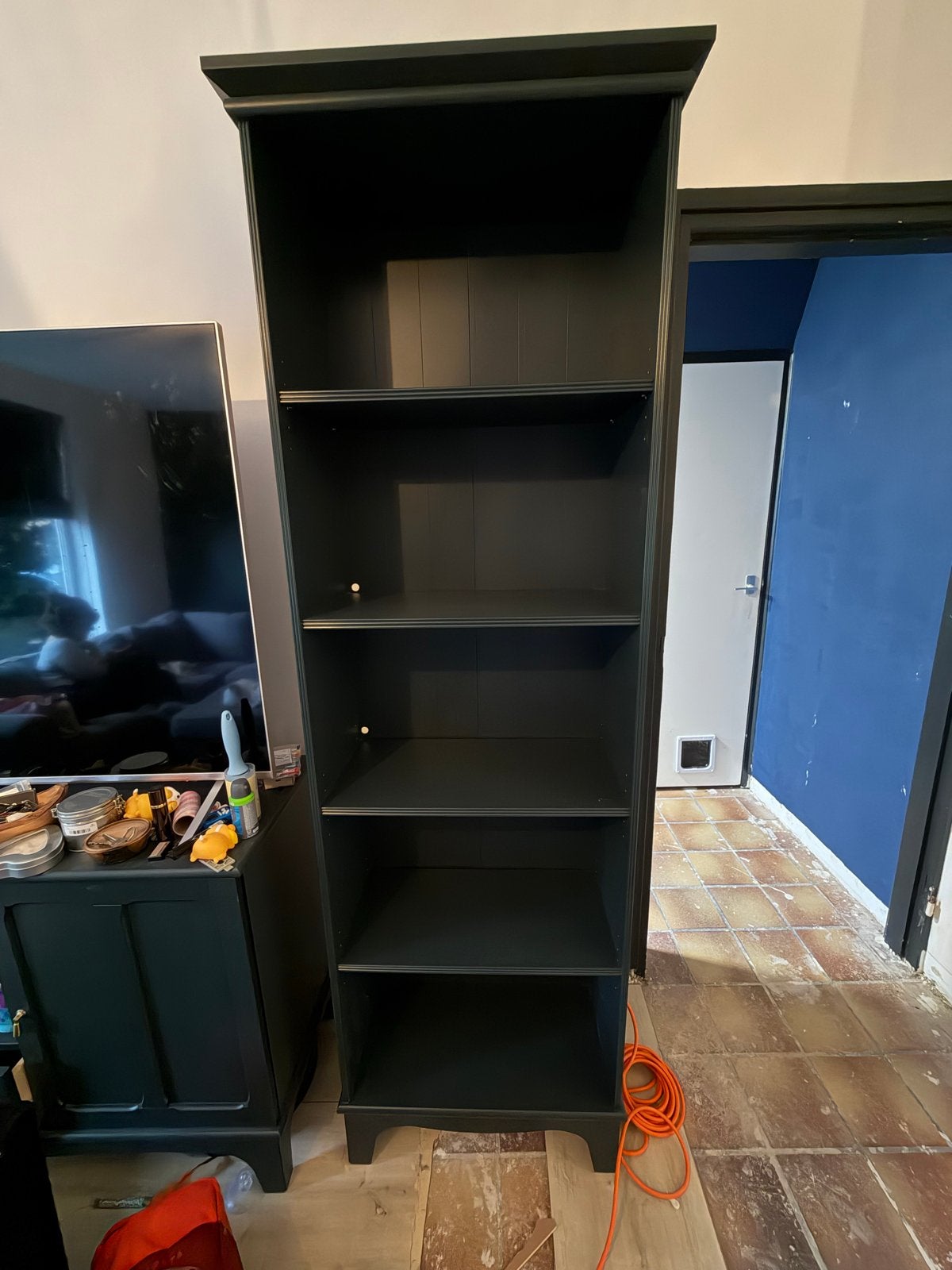 IKEA LOMMARP Boekenkast Donkergroen - Lichte Gebruikersspore, Ophalen, Met plank(en), Minder dan 50 cm, Gebruikt