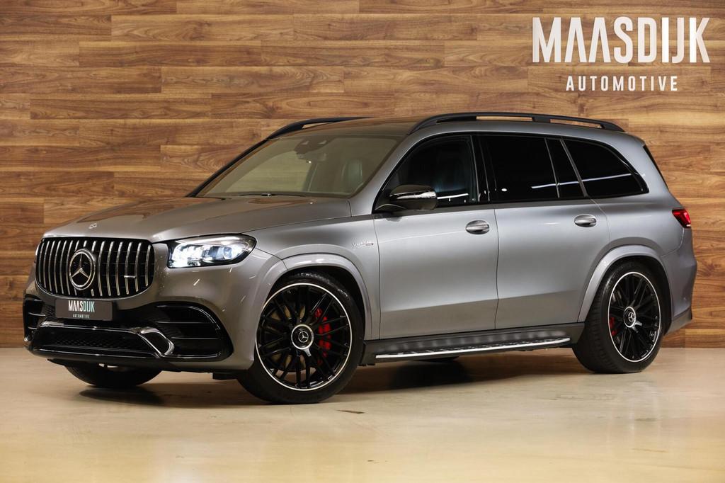 Mercedes GLS 63 AMG 4MATIC+|7P|Burmester|Pano|4WB|Massage|36, Auto's, Gebruikt, Leder, Vierwielaandrijving, SUV of Terreinwagen