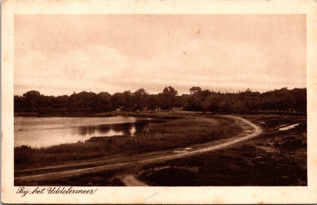 Uddelermeer Uddel - 12 antieke ansichtkaarten III, Verzamelen, Verzenden, 1920 tot 1940, Gelopen, Gelderland
