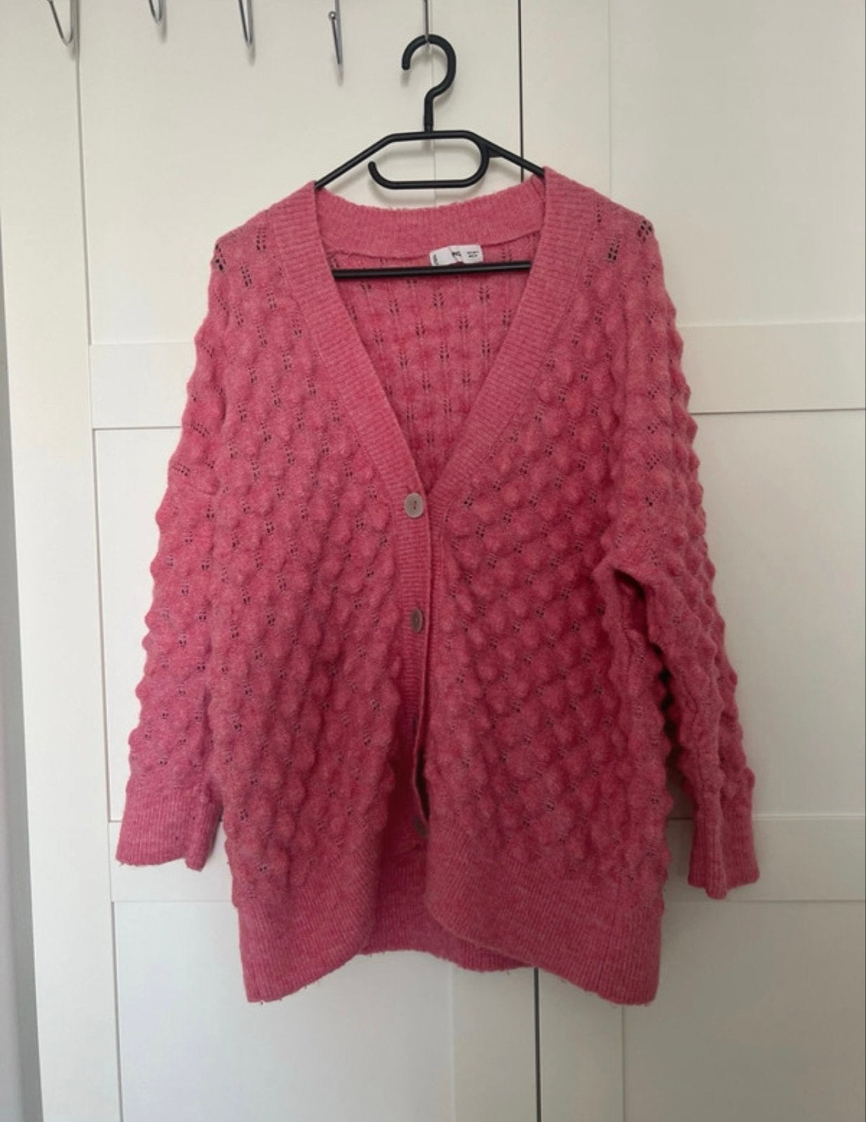 Roze gebreid vest, Ophalen of Verzenden, Gedragen, Maat 36 (S), Roze