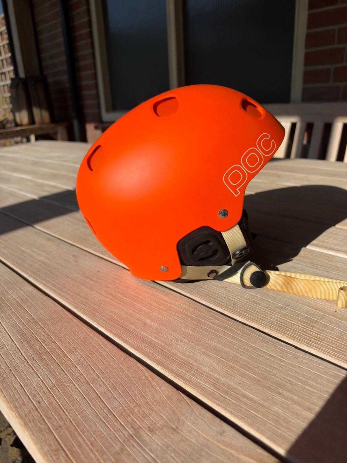 Poc helm Maat M 55/56 Skihelm Poc Receptor Bug Maat M 55/56, Ophalen of Verzenden, Gebruikt, Skiën, Overige typen