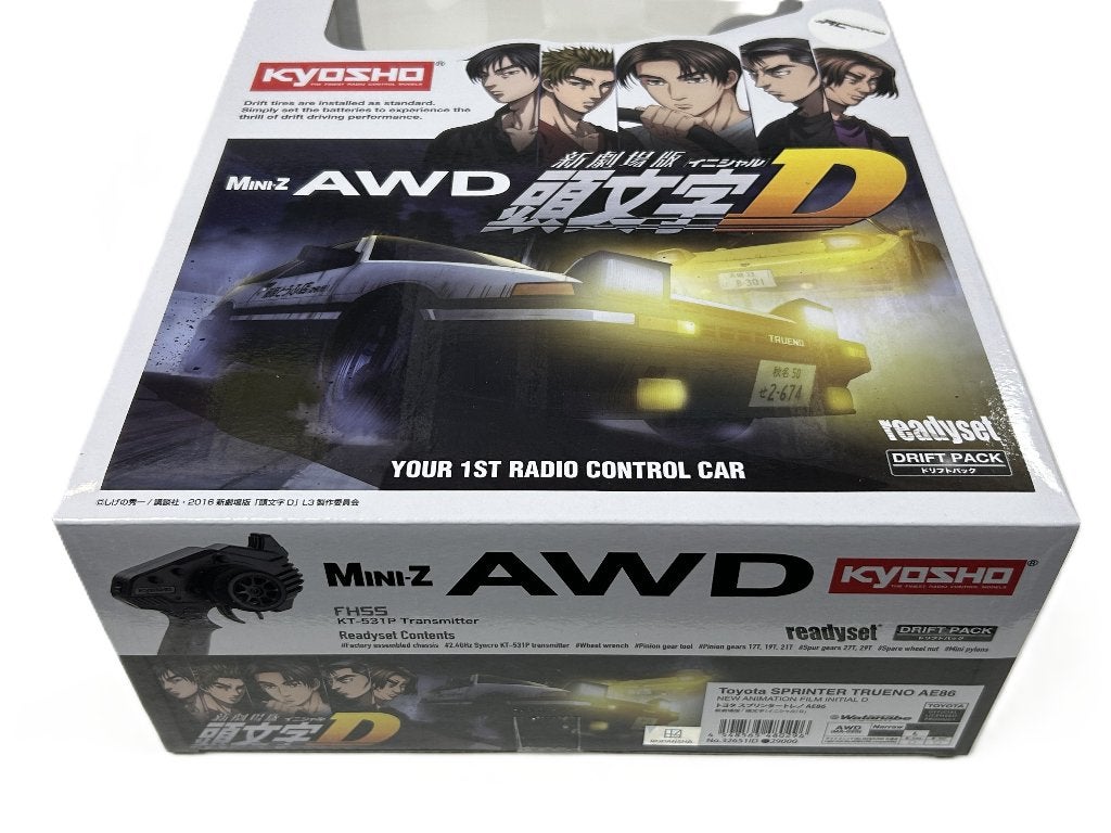 Kyosho Mini-Z AWD Sprinter Trueno AE86 Initial-D MA020N-L, Ophalen of Verzenden, Nieuw, Overige schalen, Auto onroad