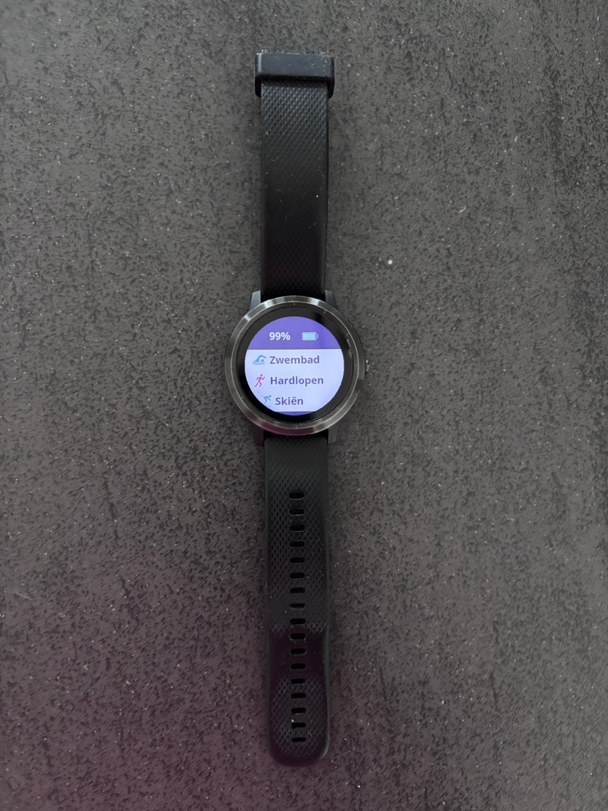 Garmin Vivoactive 3 Smartwatch Zwart - Zo goed als nieuw, Afstand, Zwart, Ophalen of Verzenden, Zo goed als nieuw