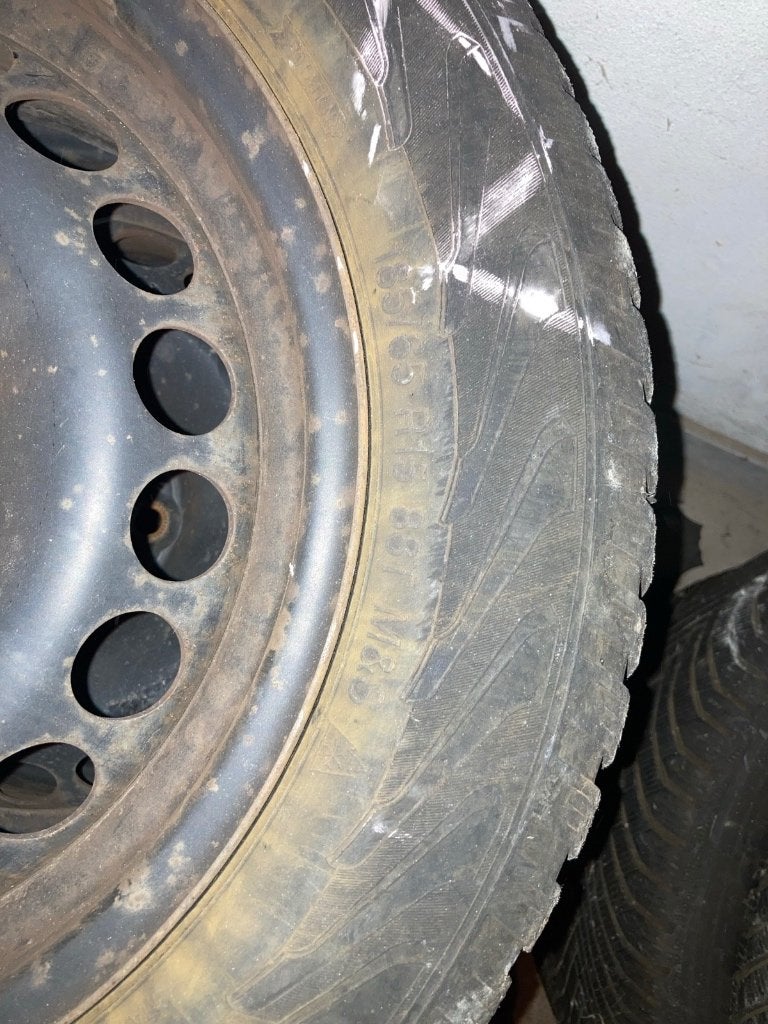 Winterbanden incl. velgen voor Mercedes A type, Ophalen of Verzenden, Gebruikt