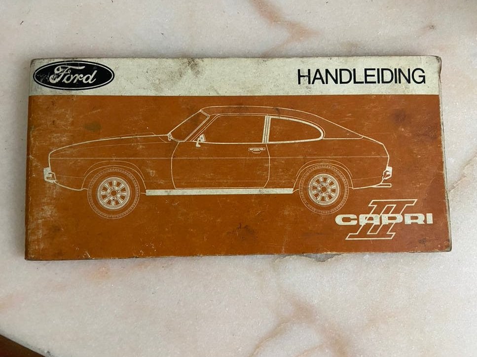 Handleiding Ford Capri, Auto diversen, Ophalen of Verzenden