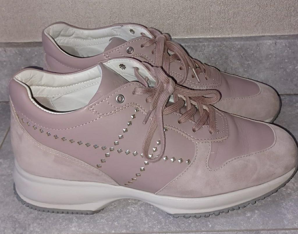 Hogan dames sneakers maat 38,5 paars/roze Made in Italy, Overige kleuren, Verzenden, Sneakers of Gympen, Hogan