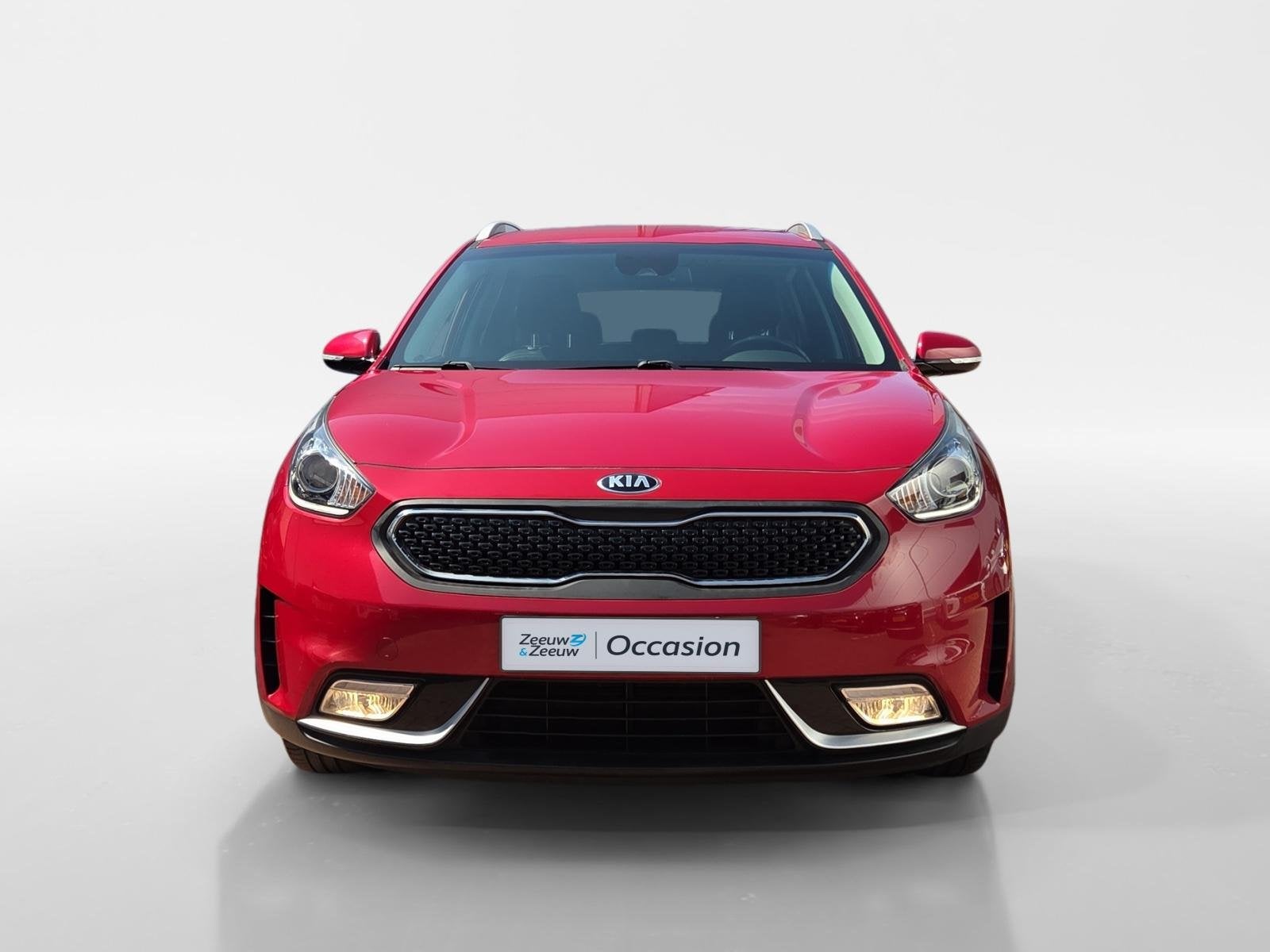 Kia Niro 1.6 GDi Hybrid DynamicLine Automaat | Dealeronderho, Auto's, 12 maanden, Gebruikt, Euro 6, Leder en Stof