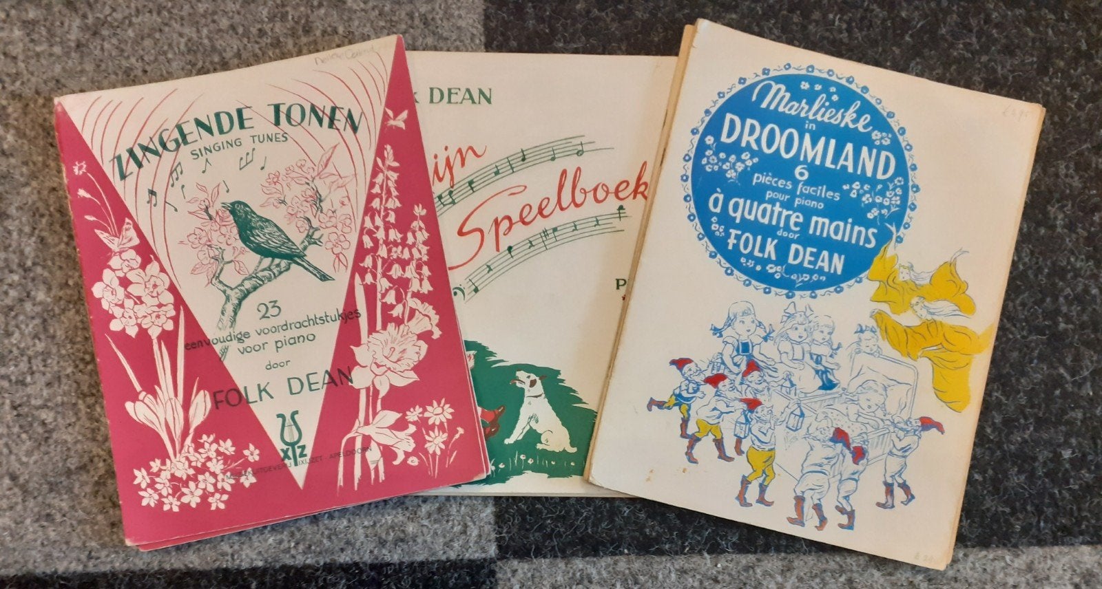 Folk Dean Pianoboeken, Muziek en Instrumenten, Gebruikt, Klassiek, Les of Cursus, Ophalen of Verzenden