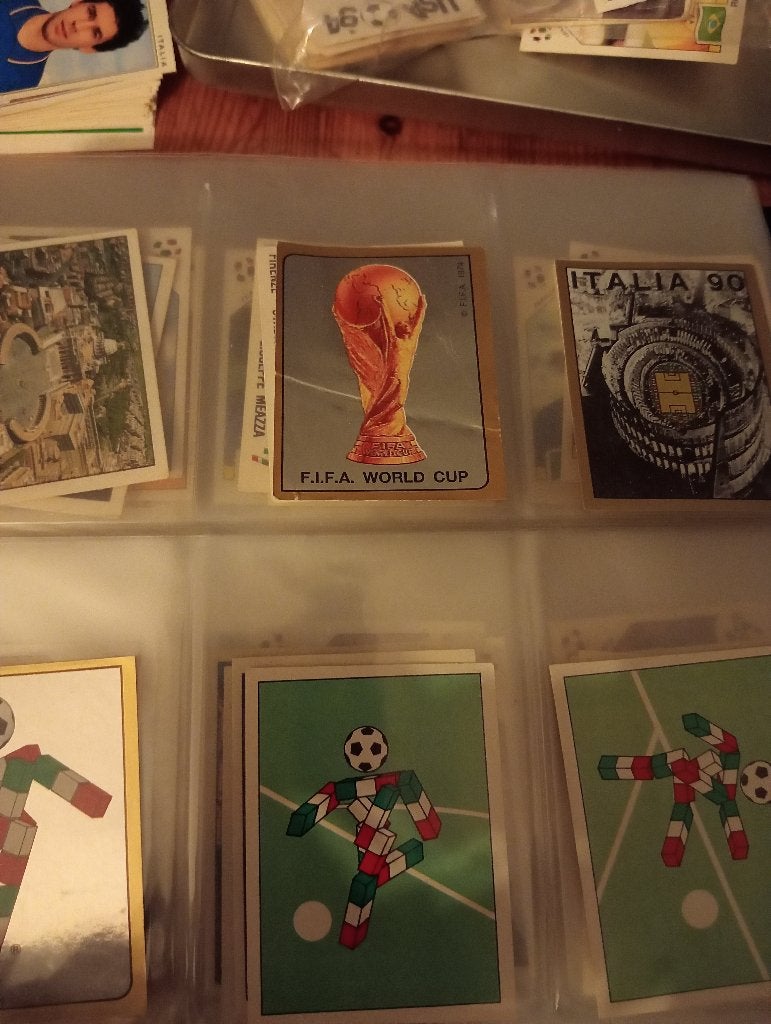 Panini Euro 88 en Italia 90 complete set, Ophalen of Verzenden, Meerdere stickers