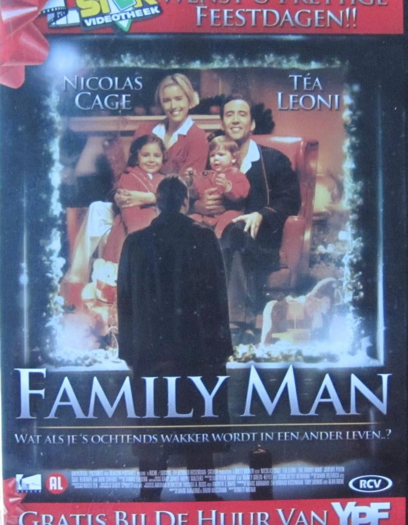 Family Man met Nicolas Cage en Tea Leoni - 2000, Cd's en Dvd's, Alle leeftijden, Ophalen of Verzenden, Zo goed als nieuw, Romantische komedie