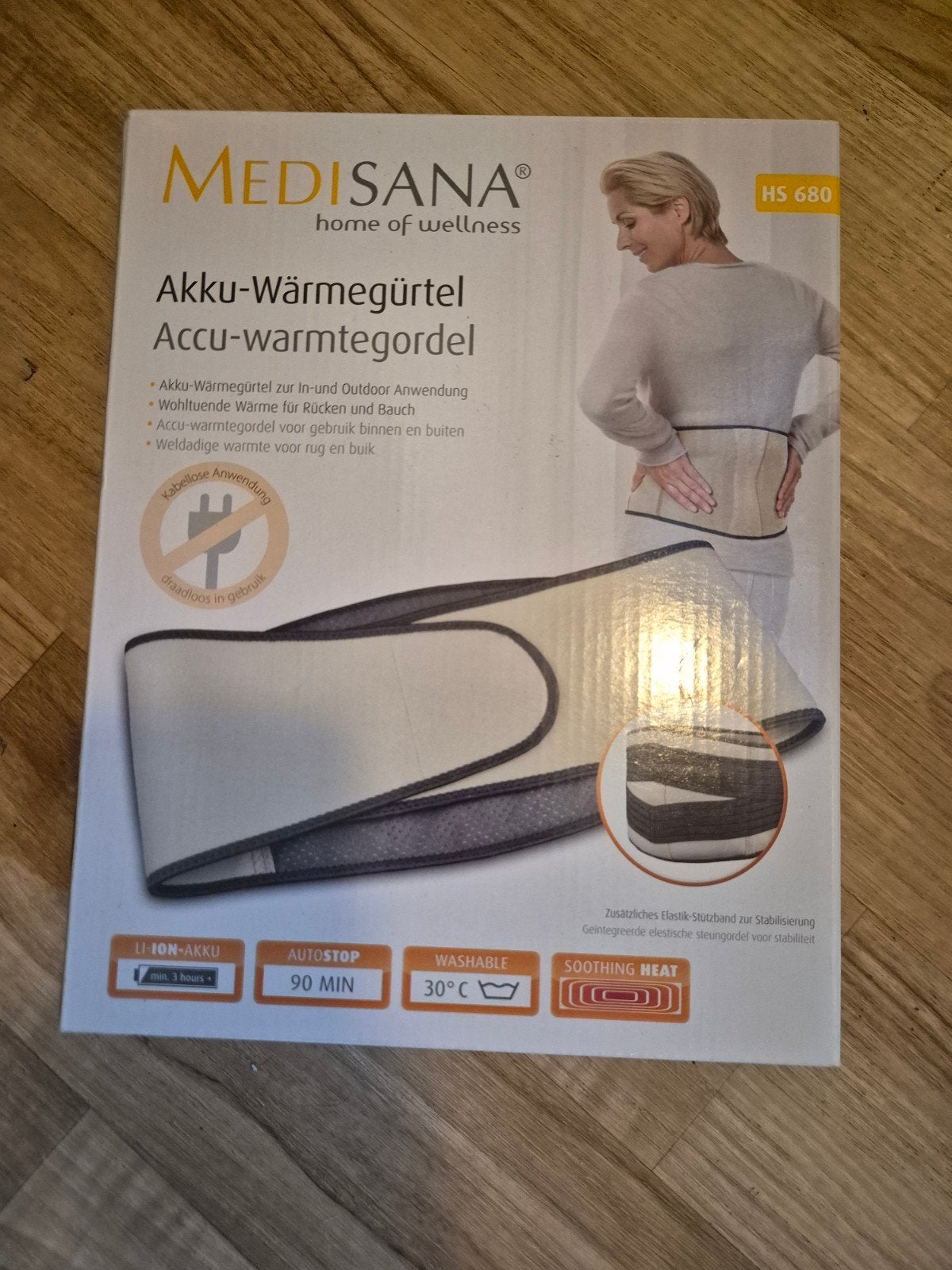 Medisana Accu-warmtegordel HS 680, Ophalen, Nieuw, Overige typen