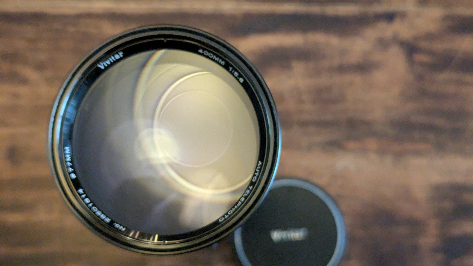 Vivitar 400mm f/5.6 M42 Telelens met ingebouwde zonnekap, Ophalen of Verzenden, 1960 tot 1980, Lens of Lenzen