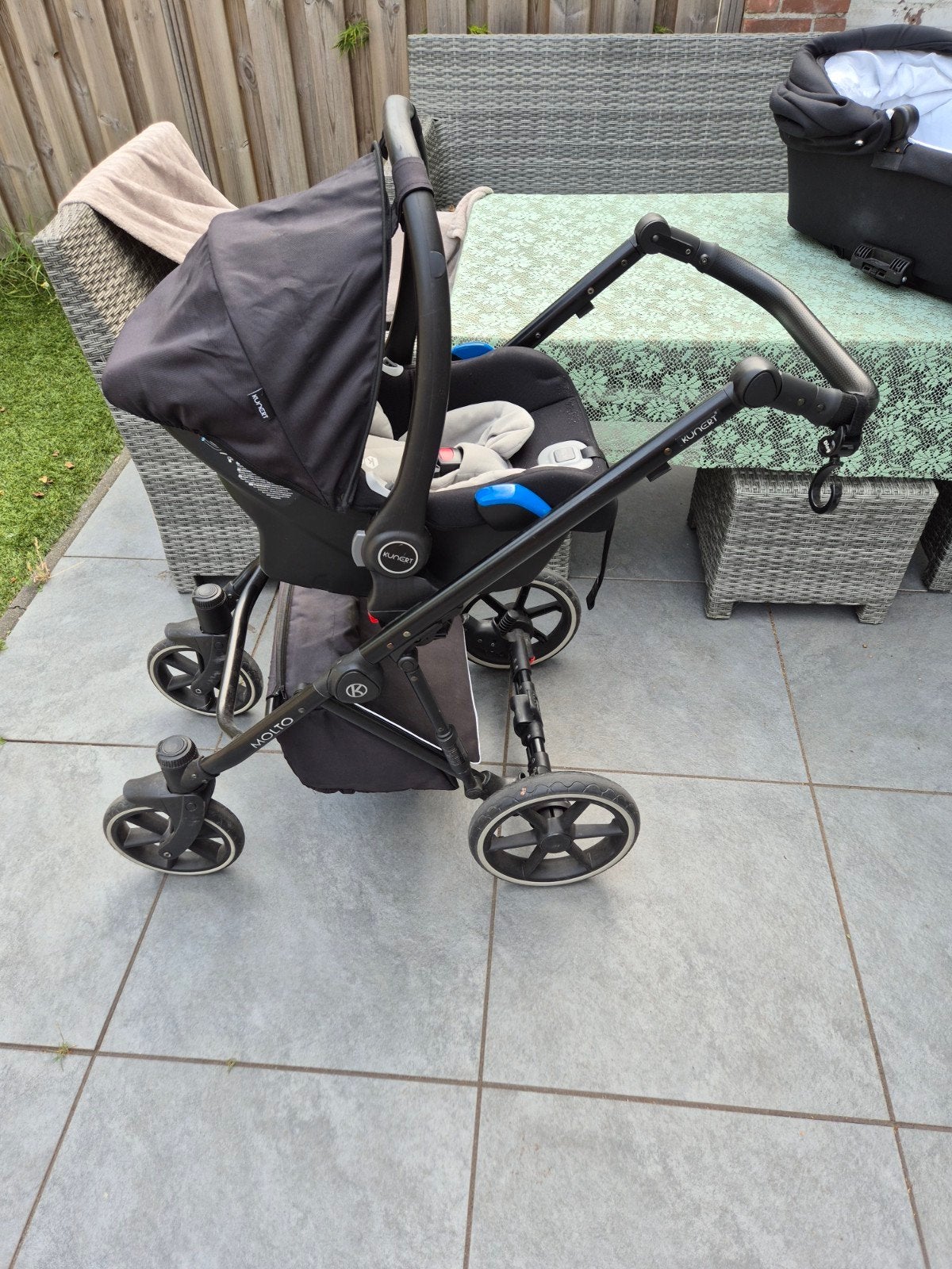 Kunert  Complete kinderwagen inclusief hoes, luiertas, Kinderen en Baby's, Ophalen