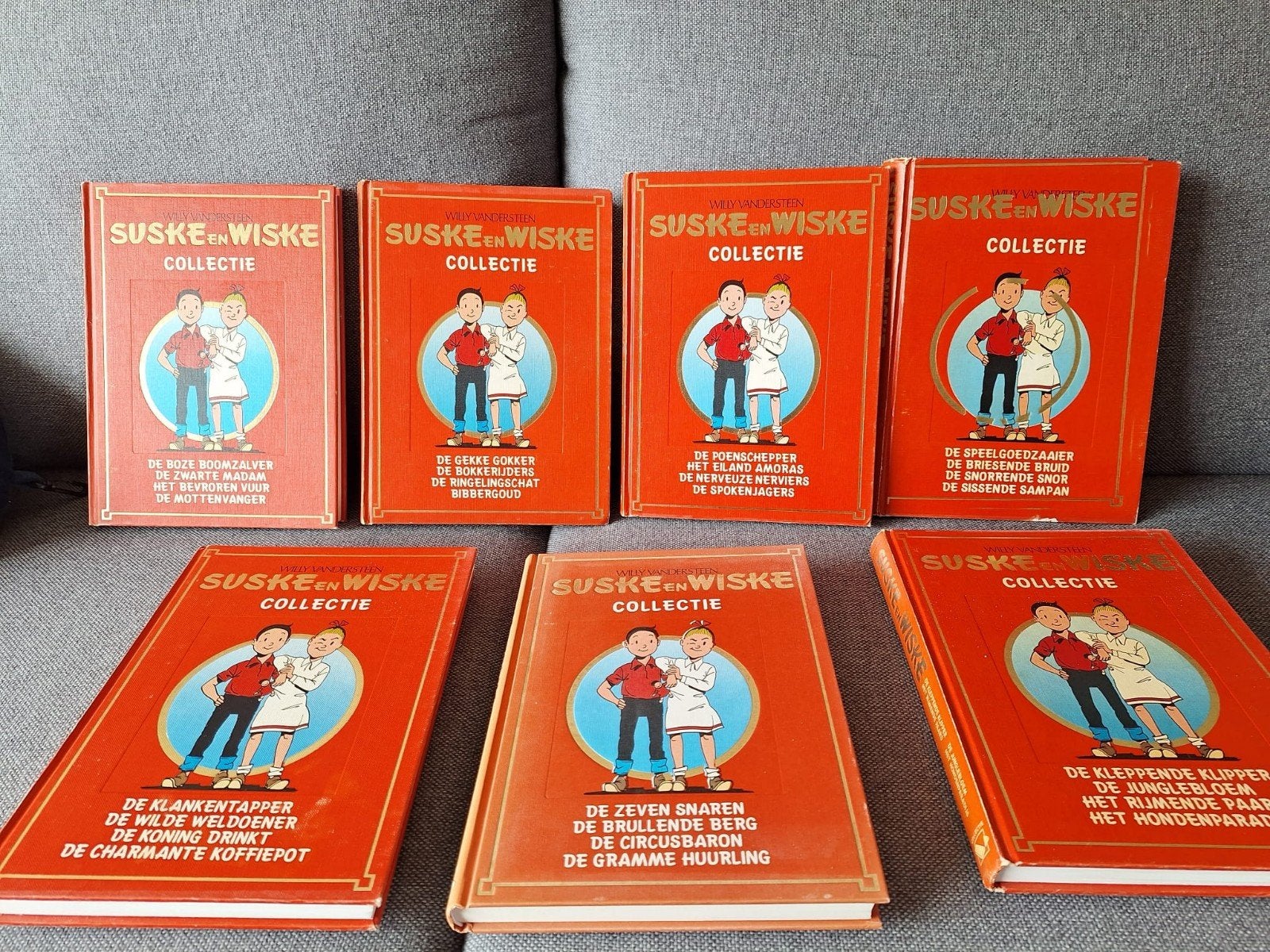 Suske en Wiske Collectie - 7 Boeken, Meerdere stripboeken, Ophalen of Verzenden, Gelezen