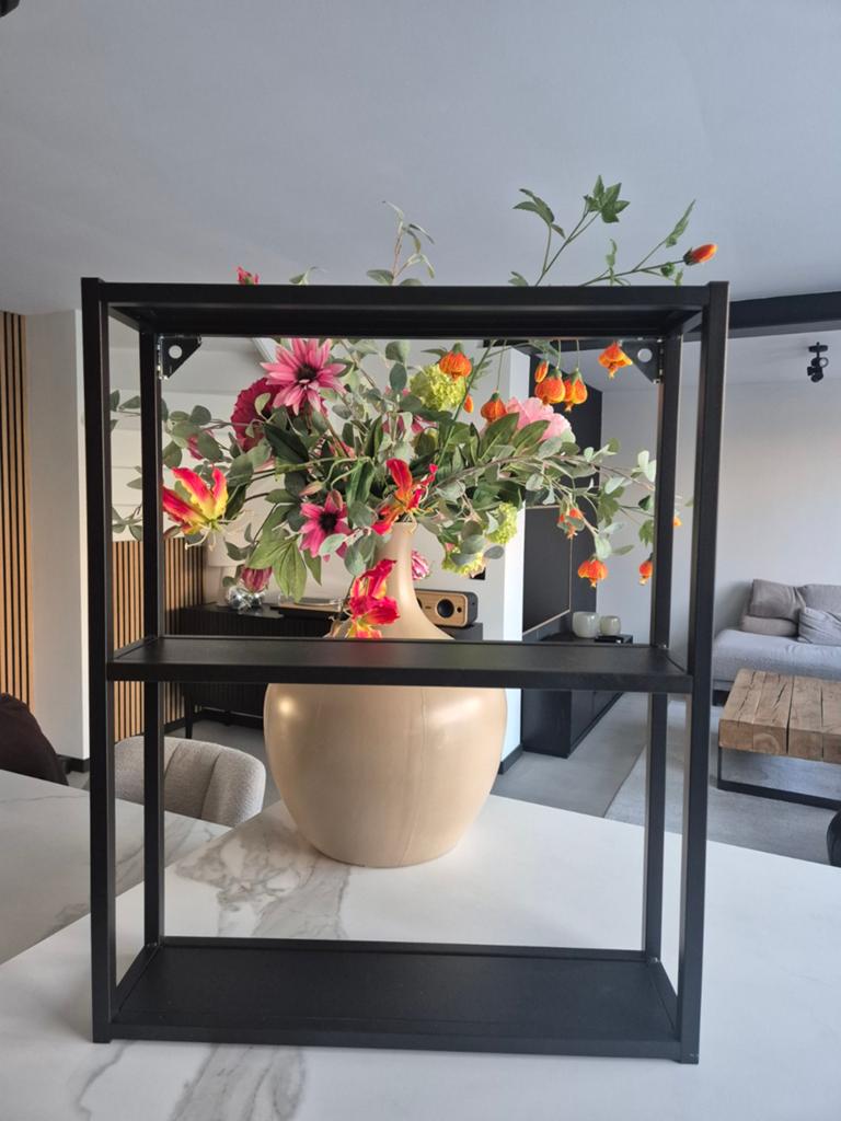 Ikea Enhet wandframe kastjes 3 stuks antraciet staal, Ophalen, Zo goed als nieuw
