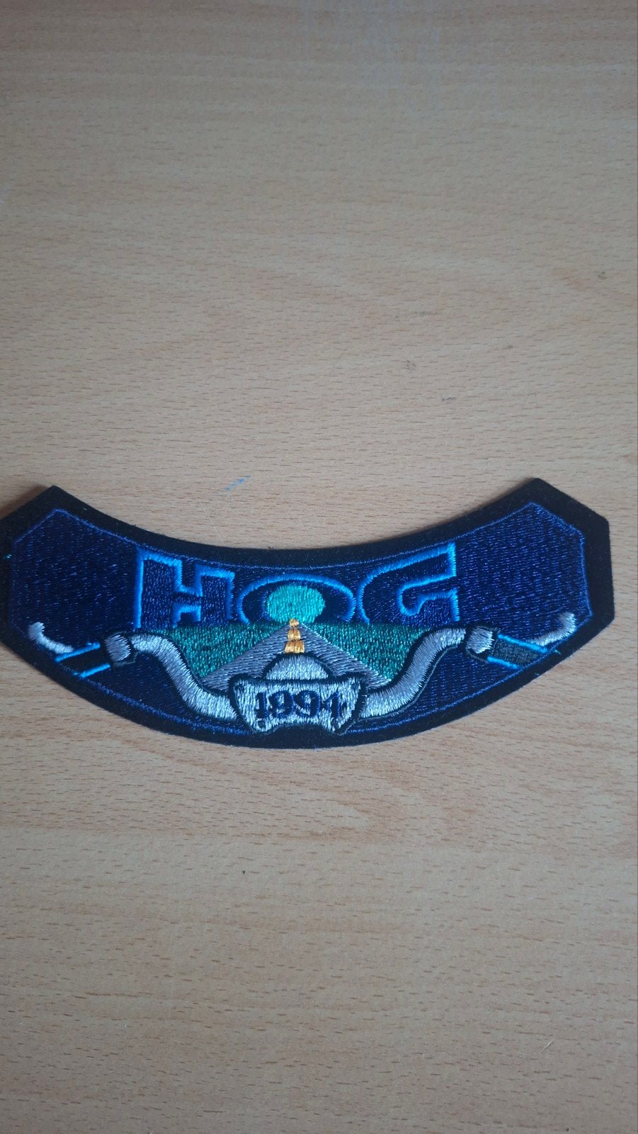 hog patch year patch, Ophalen of Verzenden, Zo goed als nieuw