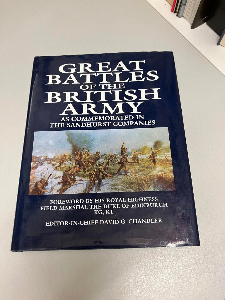 Great battles of the British army Chandler, Ophalen of Verzenden, Gelezen, Algemeen