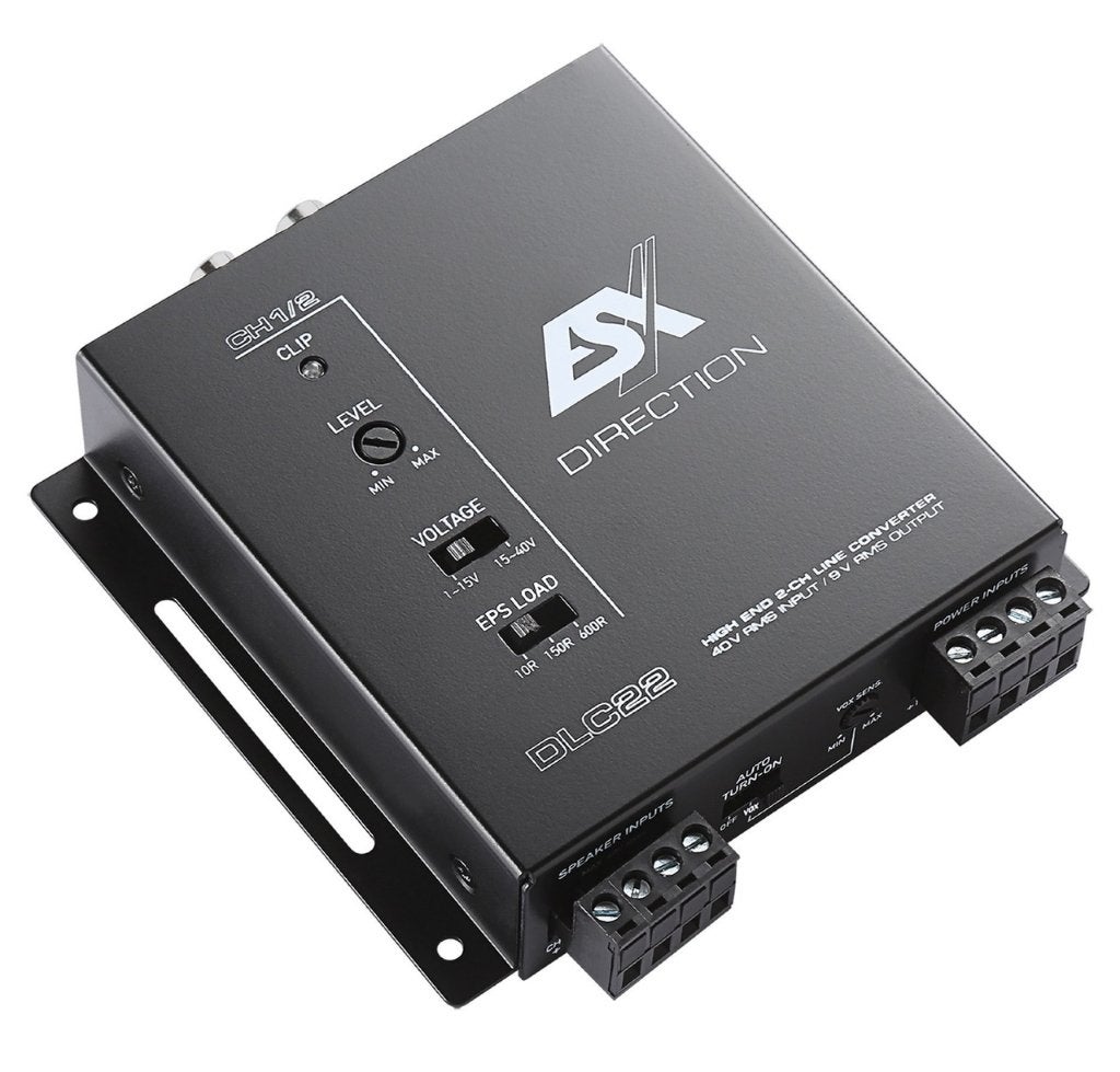 ESX DLC22 2 kanaals High / Low Level converter incl EPS PRO, Auto diversen, Audio Design, Nieuw, Am Breilingsweg 3, 76709 Kronau, Duitsland