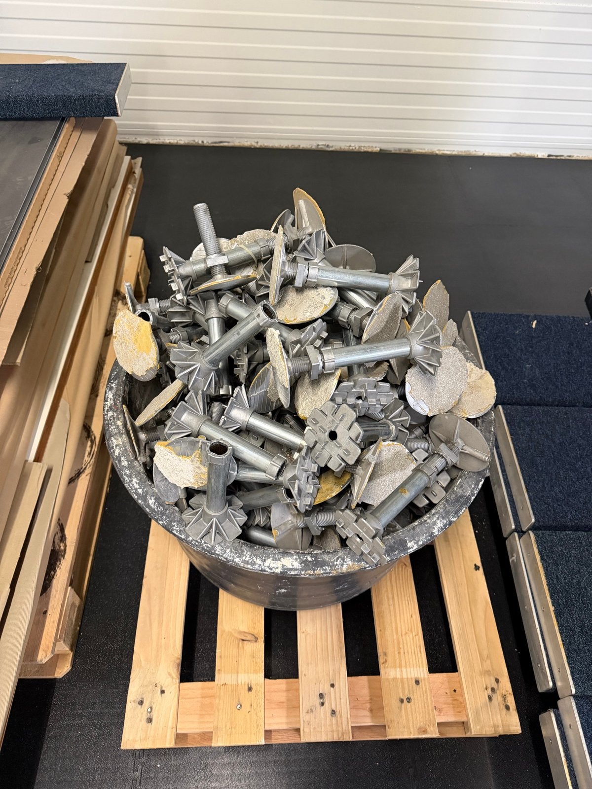 Podiumvloer platen 60x60 cm met verstelbare poten, Ophalen of Verzenden