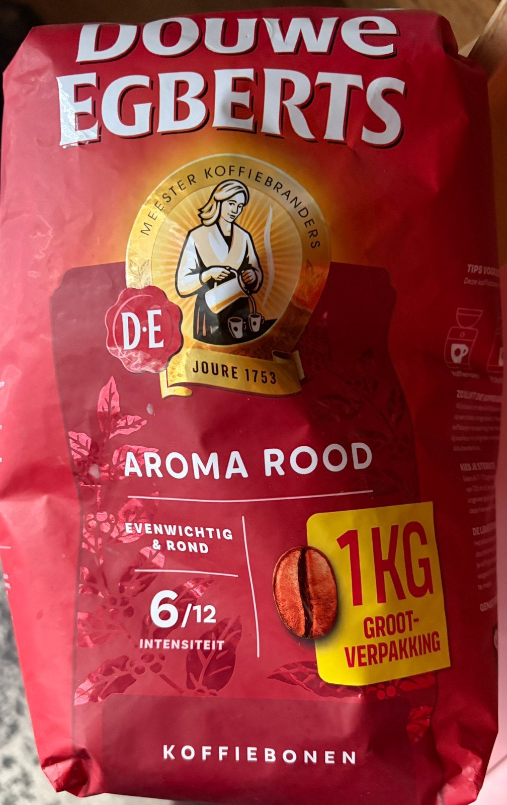 Douwe Egberts 1 kg koffie bonen, Diversen, Ophalen
