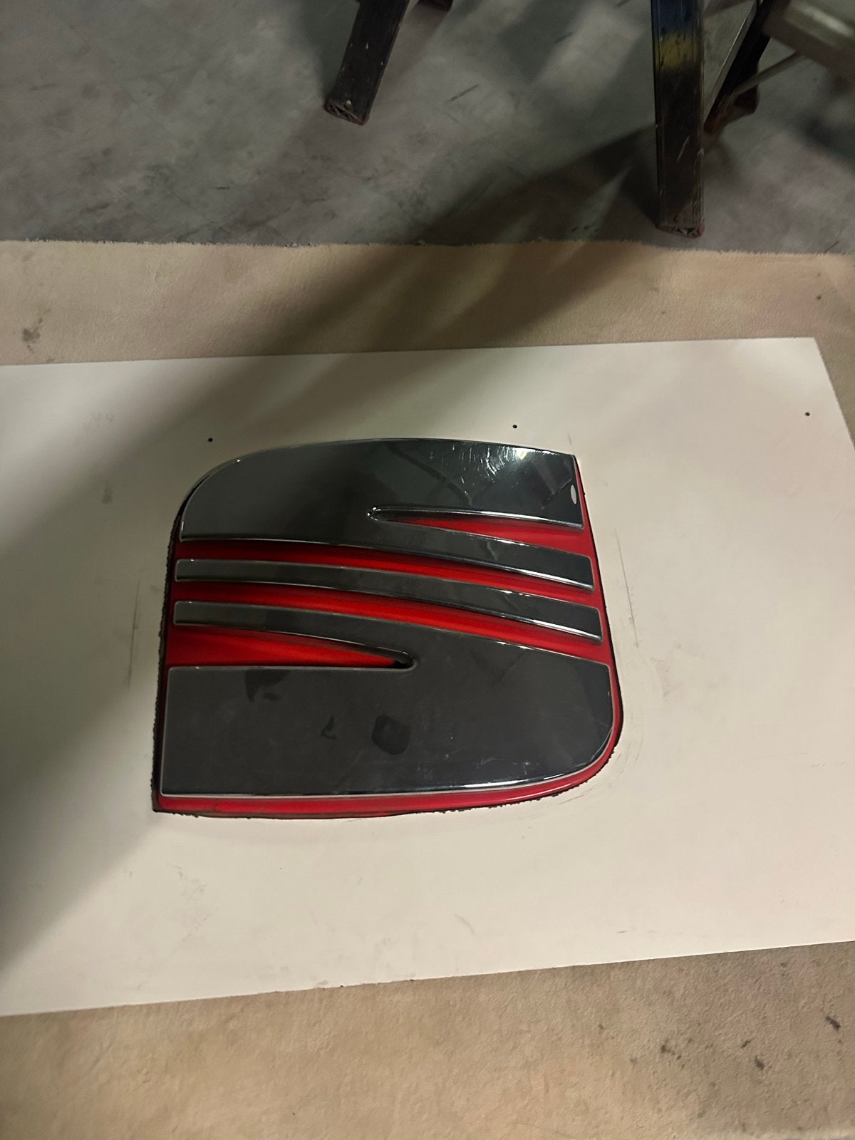 Seat embleem 168x103 mm, Ophalen of Verzenden, Gebruikt, Auto's