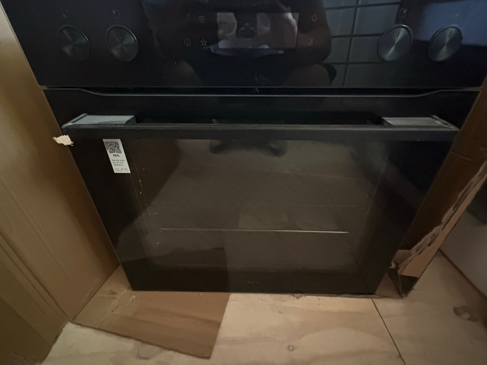 Nieuwe AEG Oven met Inductieplaat - TX64IM0XB, Witgoed en Apparatuur, Ophalen, 4 kookzones, Energieklasse A of zuiniger, Inbouw