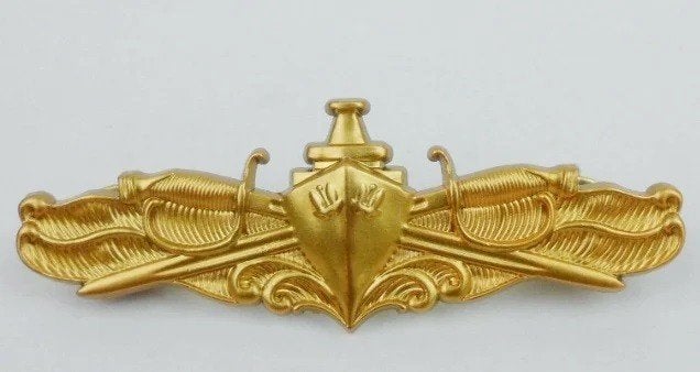 Embleem,Badge,US,Navy,Surface,Warfare,Officier,USN, Verzenden, Marine, Amerika, Embleem of Badge