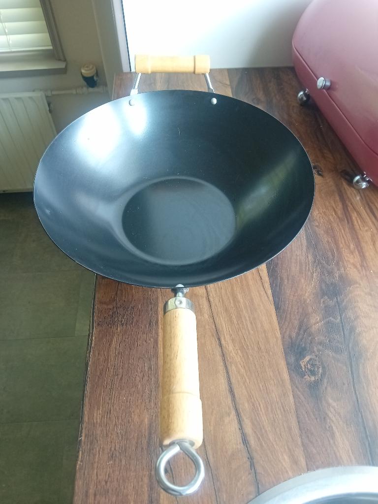 Grote wok pan, Nieuw!, Ophalen, Nieuw, Overige materialen, Wok