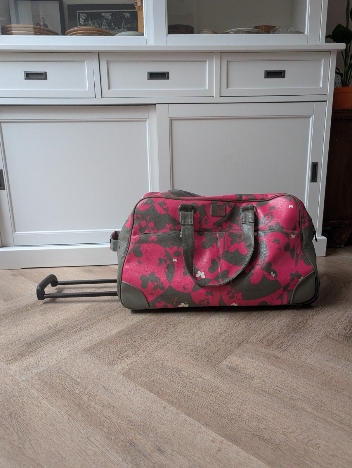 Originele Roxy reiskoffer, Ophalen, Zo goed als nieuw, 35 tot 55 cm, Wieltjes