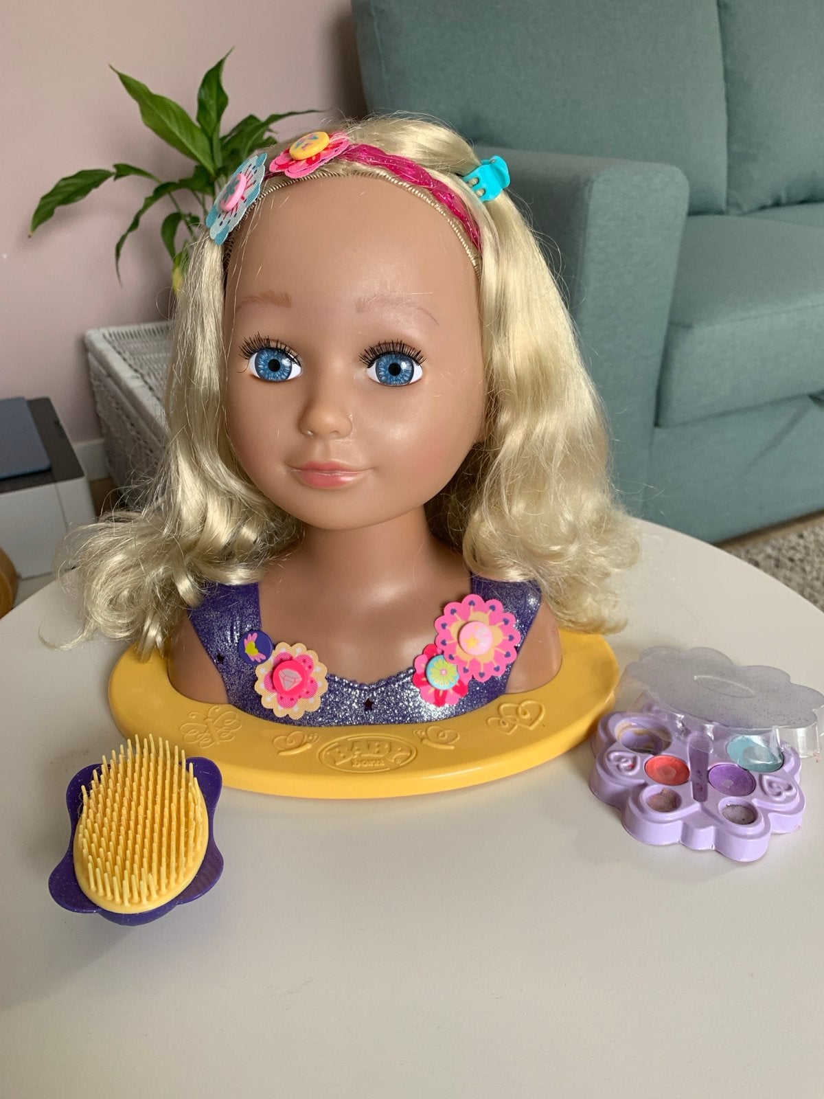 Baby Born Stylinghoofd met accessoires, Kinderen en Baby's, Ophalen, Gebruikt, Babypop