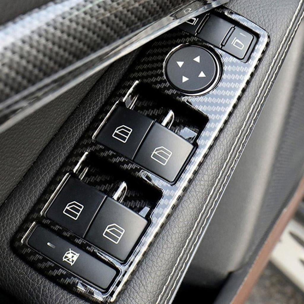 Carbon Look Raamschakelaar Trim Voor Mercedes CLA C117, Verzenden, Automotive Parts, A.parts@hotmail.nl, Trasmolenlaan 12 3447 GZ Woerden