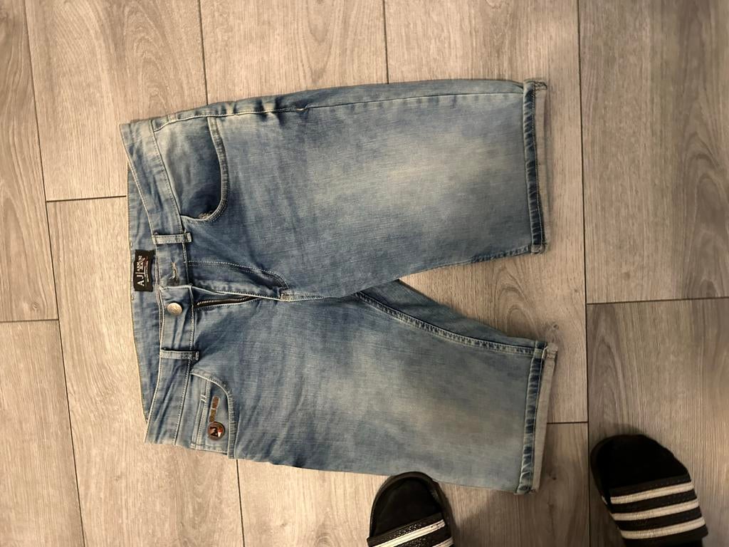 Armani Jeans Denim Culture korte broek, Ophalen of Verzenden, Nieuw, Overige maten, Blauw