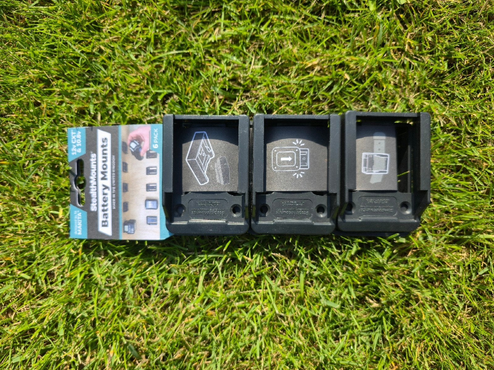 StealthMounts 12V Accuhouders - 6 stuks voor Makita, Ophalen of Verzenden, Nieuw, Gereedschapsopslag, Overige merken