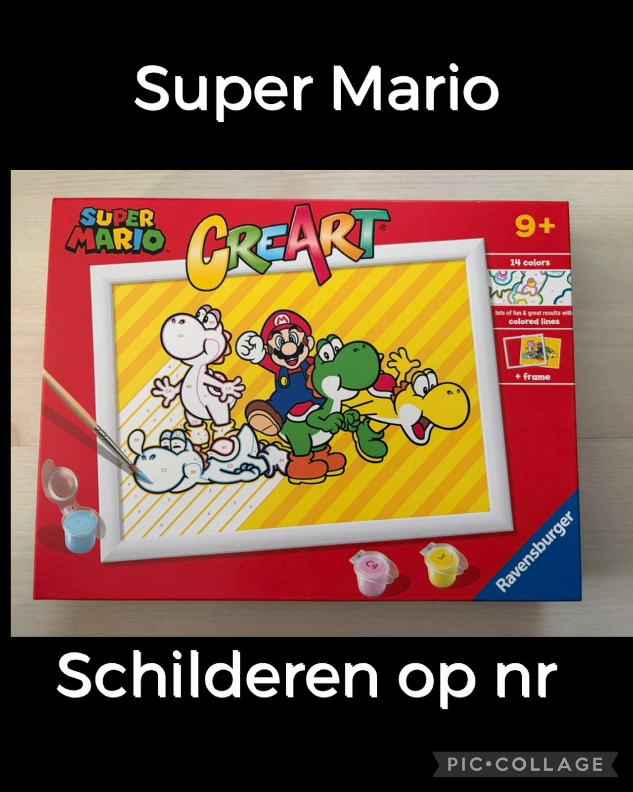 Super Mario CreArt Schilderen op nummer Ravensburger, Ophalen of Verzenden, Nieuw, Knutselen