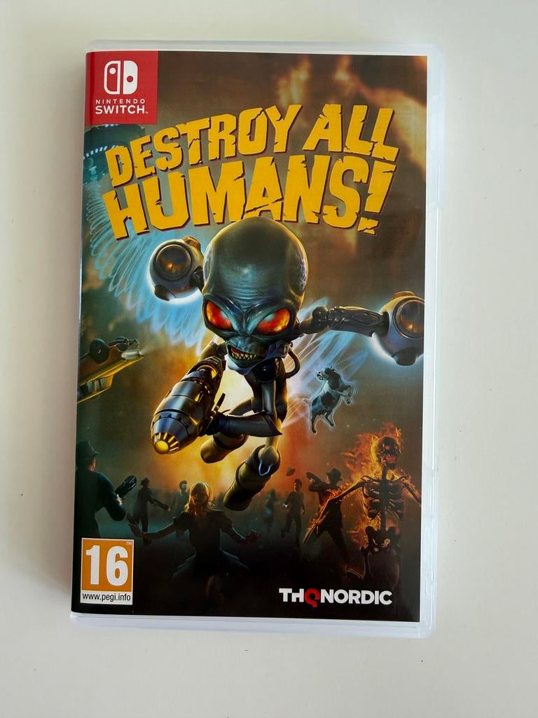 Nintendo switch Destroy all humans spel., Spelcomputers en Games, 1 speler, Zo goed als nieuw, Vanaf 3 jaar, Ophalen